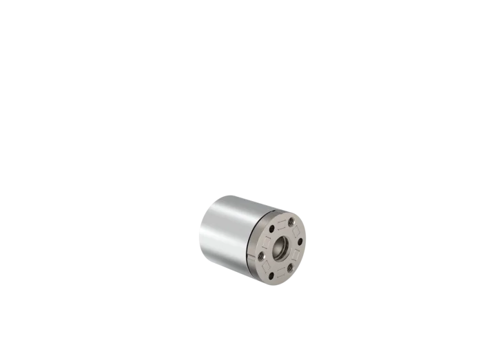 HEX10 miniature force torque sensor with product specifications including dimensions and nominal range